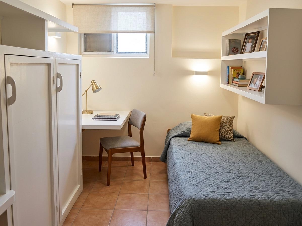 Habitación Individual en la Residencia Universitaria 2335